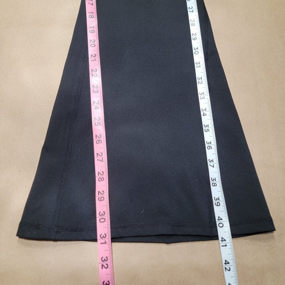 Pureluxe Size S Black Low-Rise Crossover Flare Legging - Picture 10 of 14